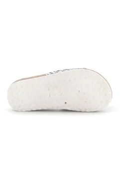 Ciabatte Bianche con Stampa Animalier Pitt kids 14400