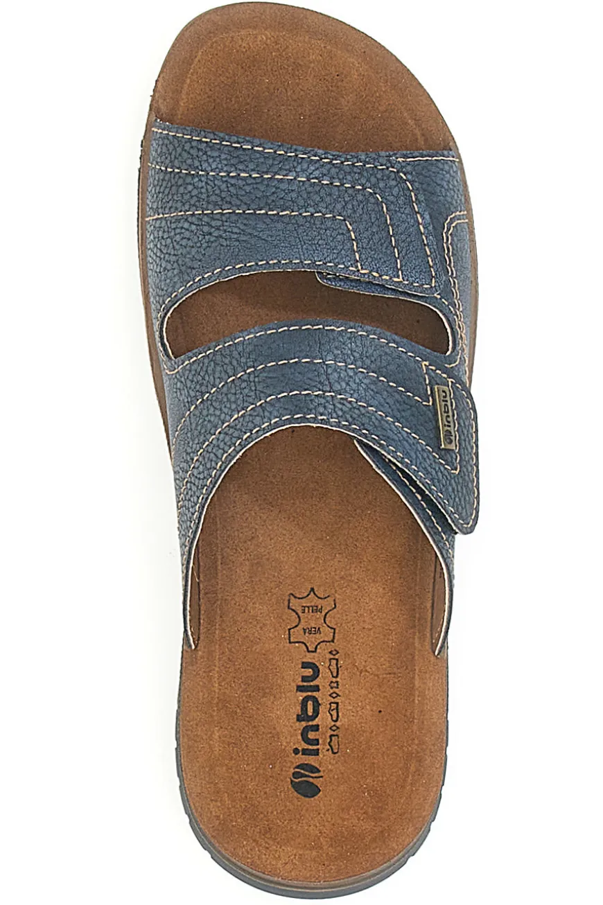 Ciabatte blu con doppia fascia regolabile Inblu 20ID