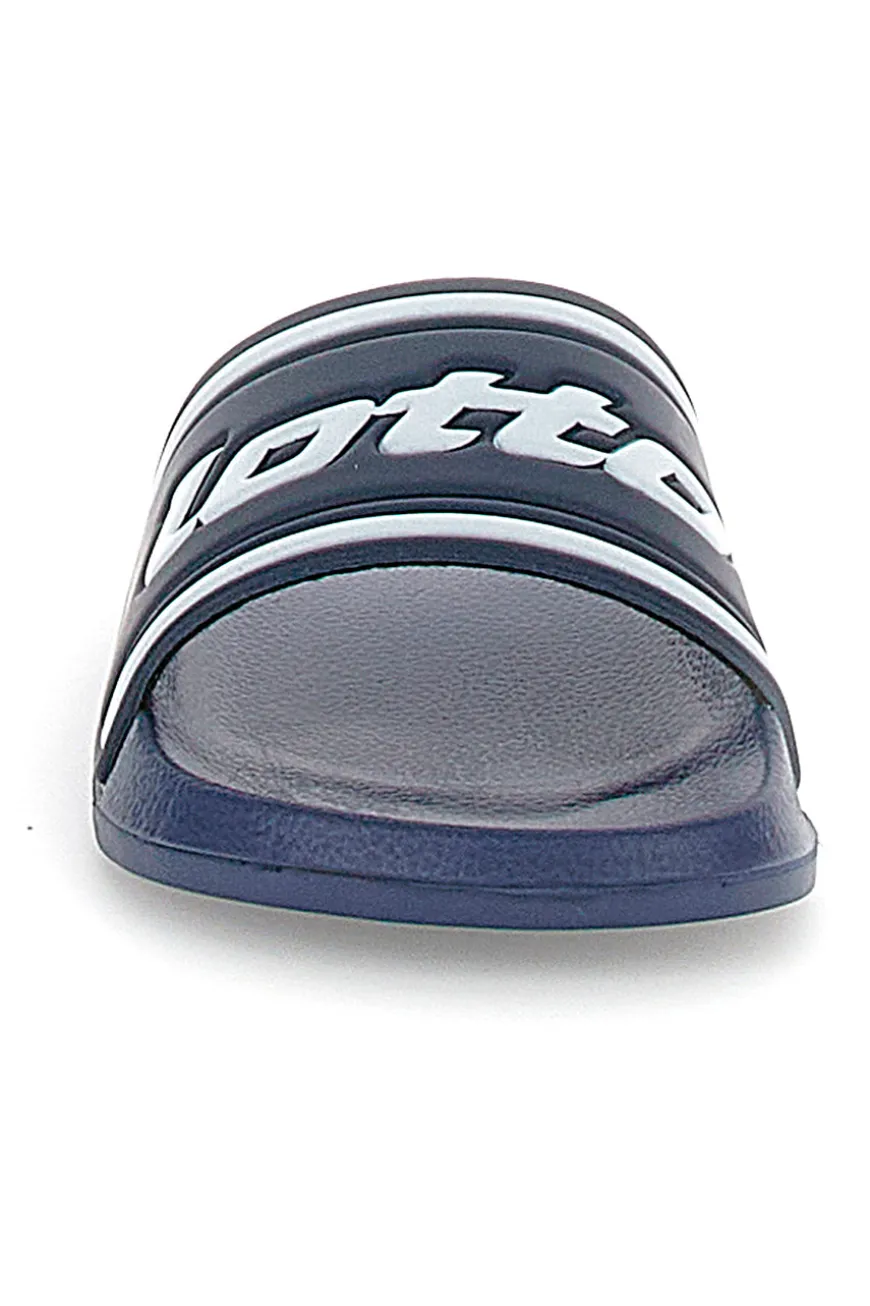 Ciabatte blu con logo Lotto MIDWAY IV SLIDE JR