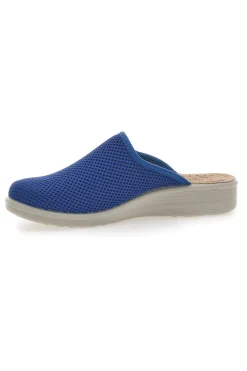 Ciabatte Blu con Sottopiede in Pelle FLY FLOT 83368FE