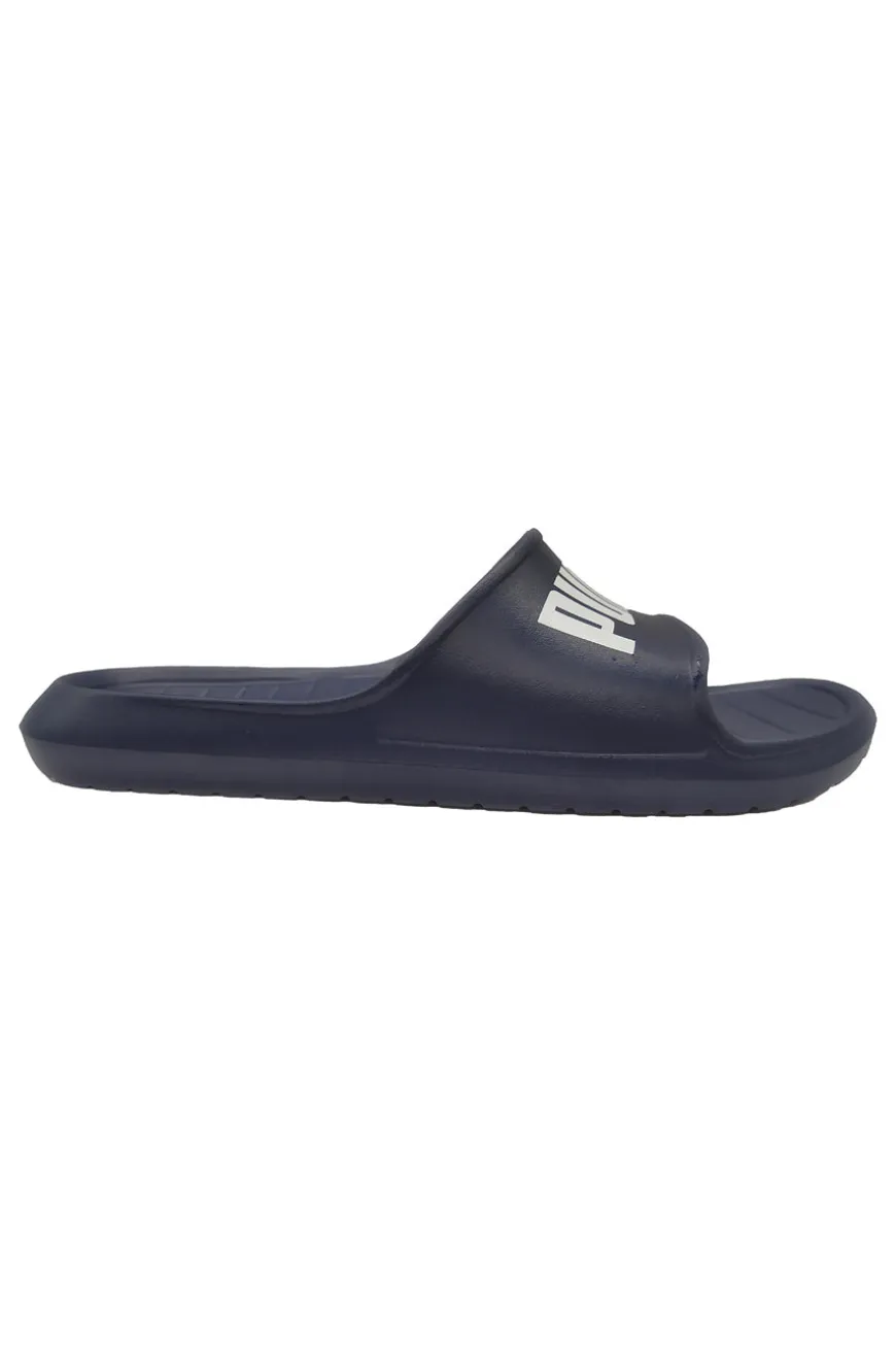 Ciabatte blu scuro monoscocca logo bianco PUMA Divecat v2 Lite