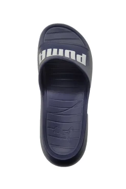 Ciabatte blu scuro monoscocca logo bianco PUMA Divecat v2 Lite