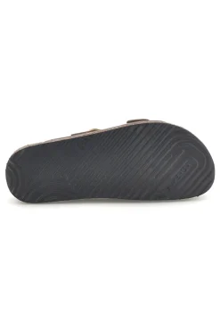 Ciabatte bronzo con doppia fibbia Superga S11T627