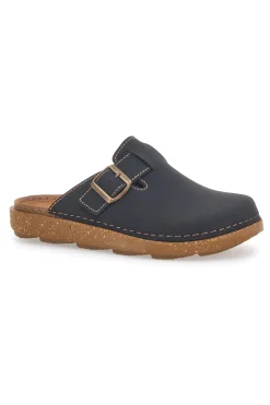 Ciabatte chiuse blu con fibbia e suola comfort Inblu 17MT