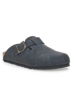 Ciabatte Chiuse Nere con Sottopiede in Pelle Made in Italy PITTARELLO TIERRA 335A013PR