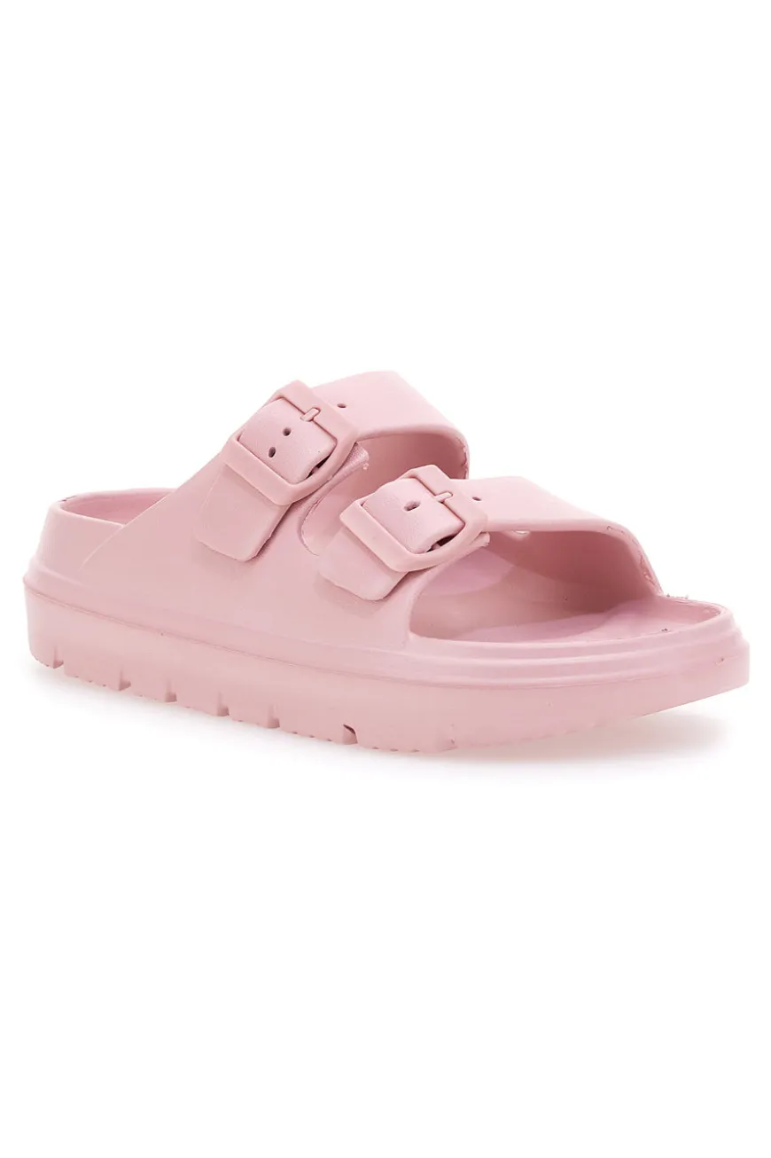 Ciabatte Chunky Rosa Con Doppia Fascia Woz 12