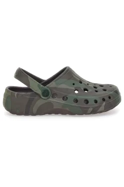 Ciabatte Clogs in Gomma Camouflage Woz 9