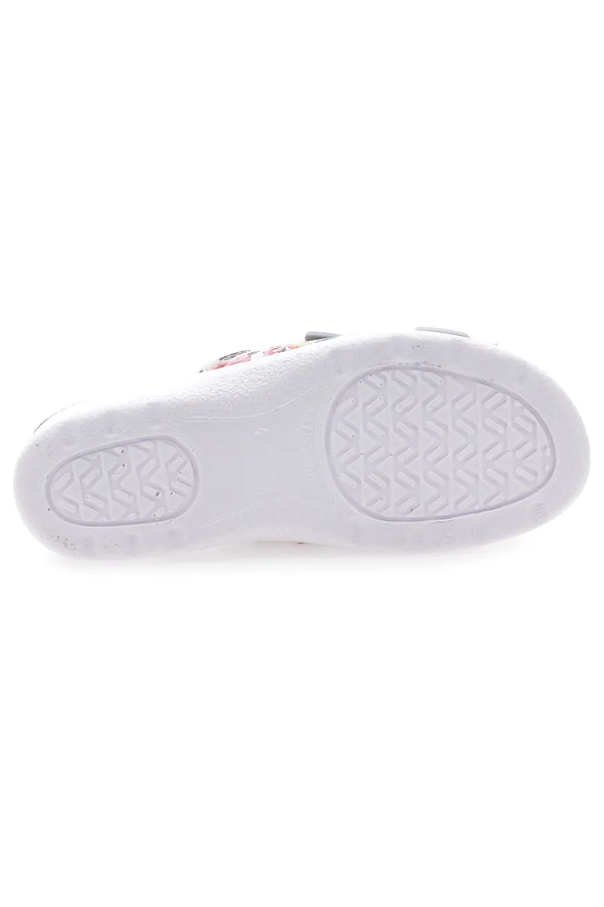 Ciabatte con fiori multicolor e doppia fascia antiscivolo Best Medical 122F