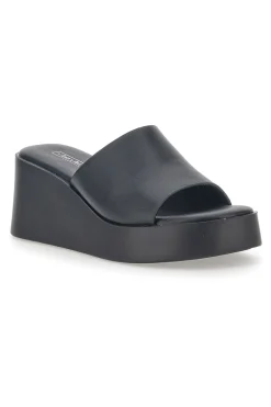 Ciabatte con Flatform Nere Rock'n Doll 390274