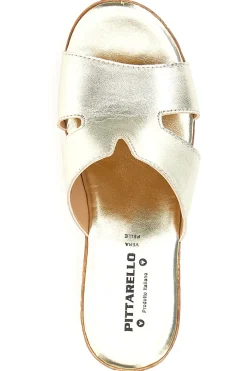 Ciabatte con Platform Oro Pittarello Love 3420