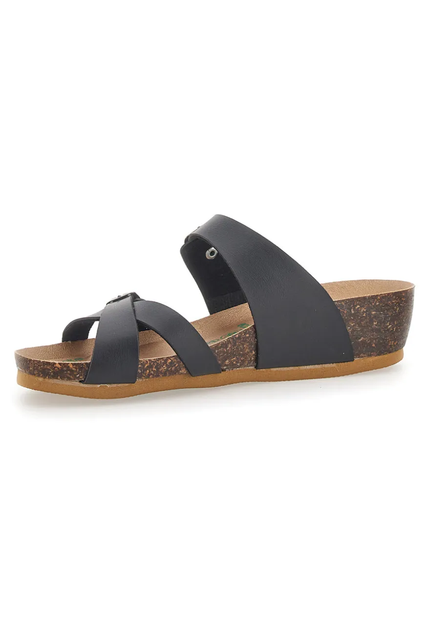 Ciabatte con Zeppa Nere Bio Up 22313