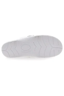 Ciabatte da Lavoro Bianche In Pelle MR Chef 8015