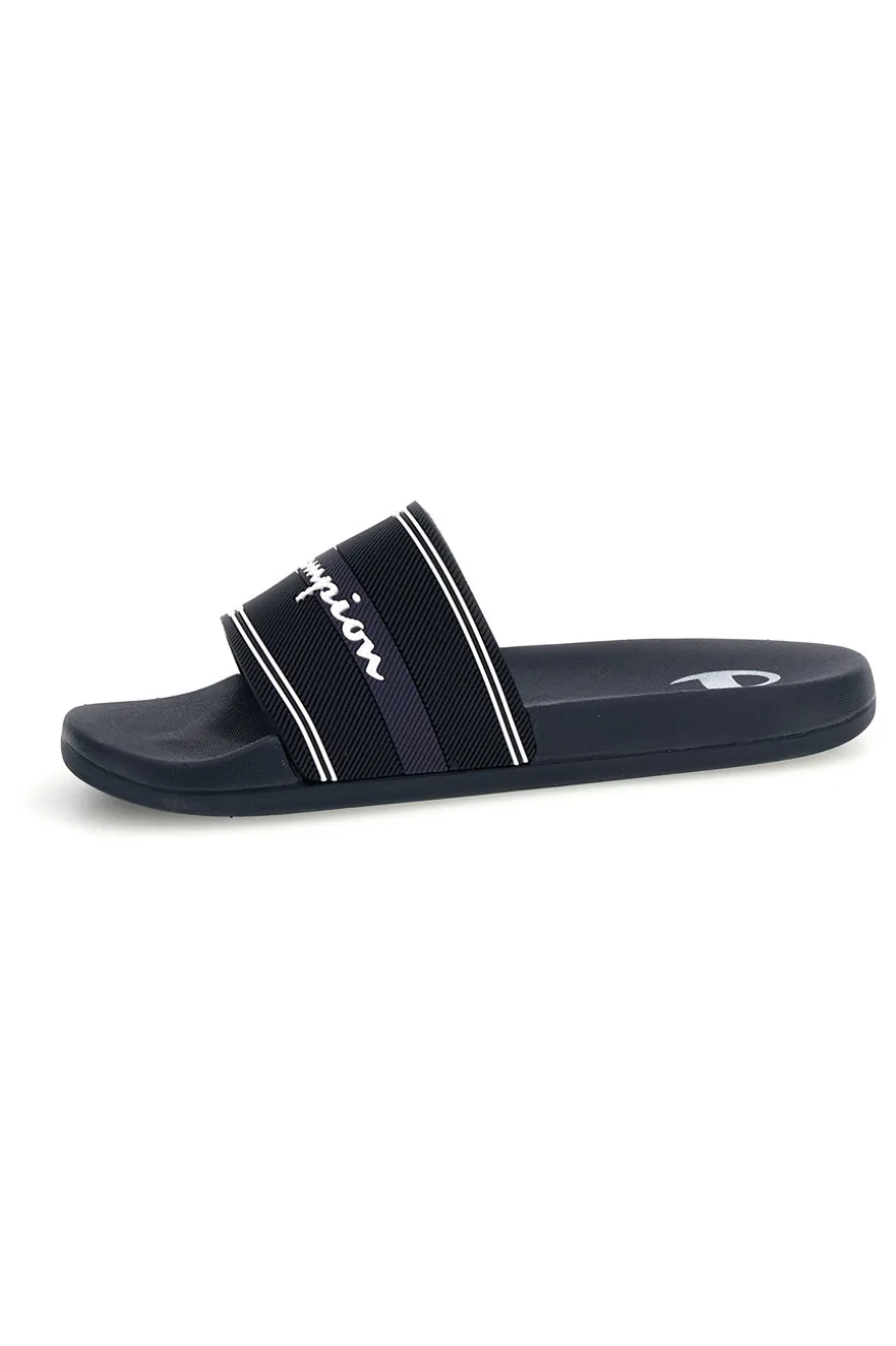 Ciabatte da piscina blu con fascia Champion Jambiani U PS