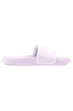 Ciabatte da piscina lilla con fascia imbottita e plantare sagomato Puma Leadcat 2.0