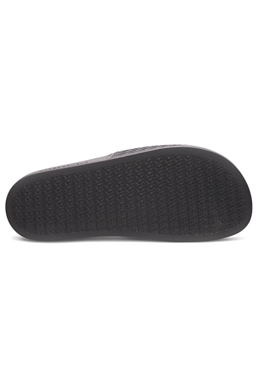 Ciabatte da piscina nere con fascia logata Under armour 6007528 001