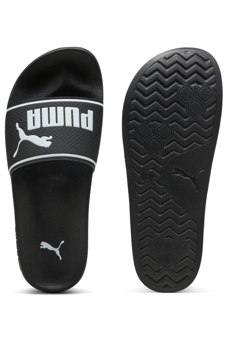 Ciabatte da Piscina nere con logo a contrasto Puma Leadcat 2