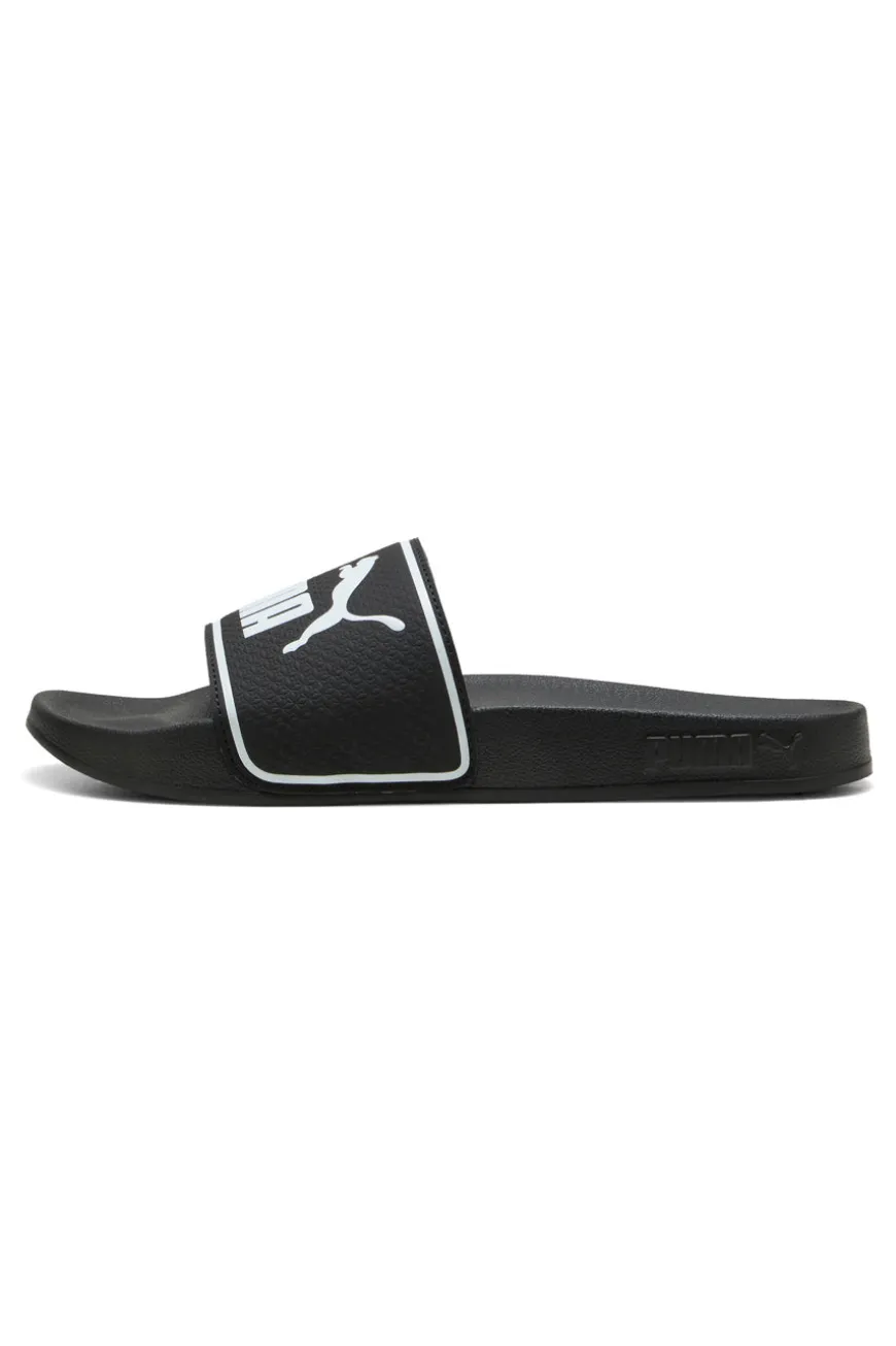 Ciabatte da Piscina nere con logo a contrasto Puma Leadcat 2