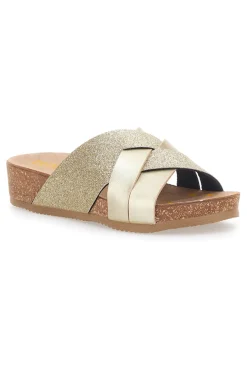 Ciabatte Gold con Glitter Pittarello Bio 293520