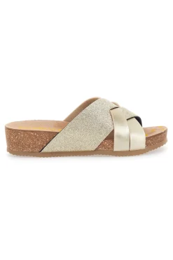 Ciabatte Gold con Glitter Pittarello Bio 293520