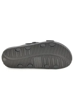 Ciabatte grigie con doppia fibbia 2t2l 72593