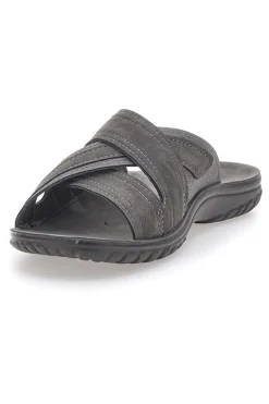 Ciabatte grigie con fasce incrociate comfort Inblu 10FN