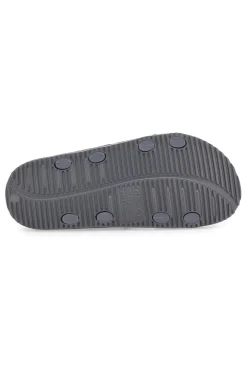 Ciabatte grigie in gomma con doppio cinturino 2T2L 72593