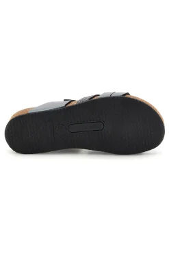 Ciabatte grigio sottopiede in vera pelle Pittarello eco 293A410SR