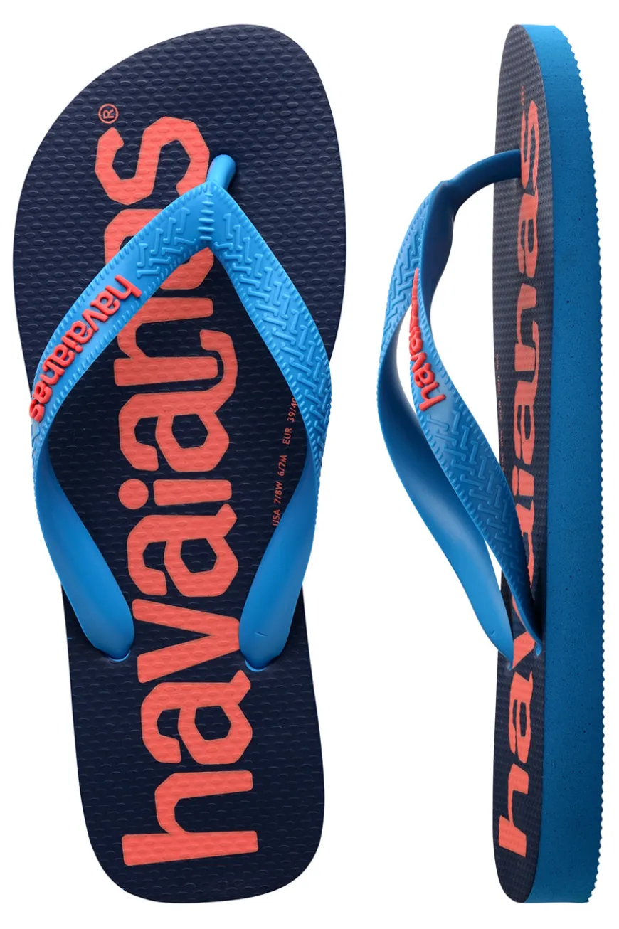 Ciabatte Infradito Havaianas Top Logomania Turchese