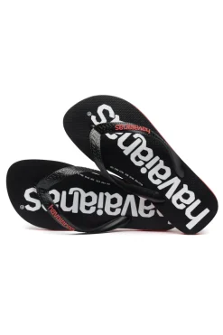 Ciabatte Infradito Havaianas Top Logomania Black