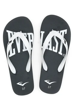 Ciabatte Infradito nere con logo a contrasto Everlast EV011