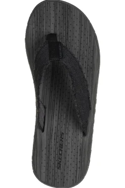 Ciabatte Infradito Nere da Uomo Skechers Tantric-Fritz