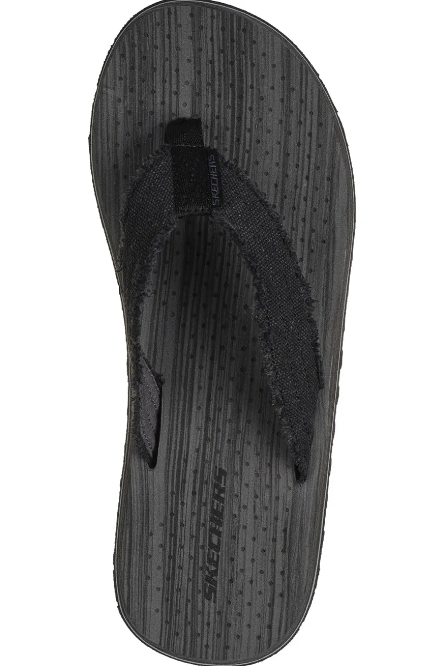 Ciabatte Infradito Nere da Uomo Skechers Tantric-Fritz