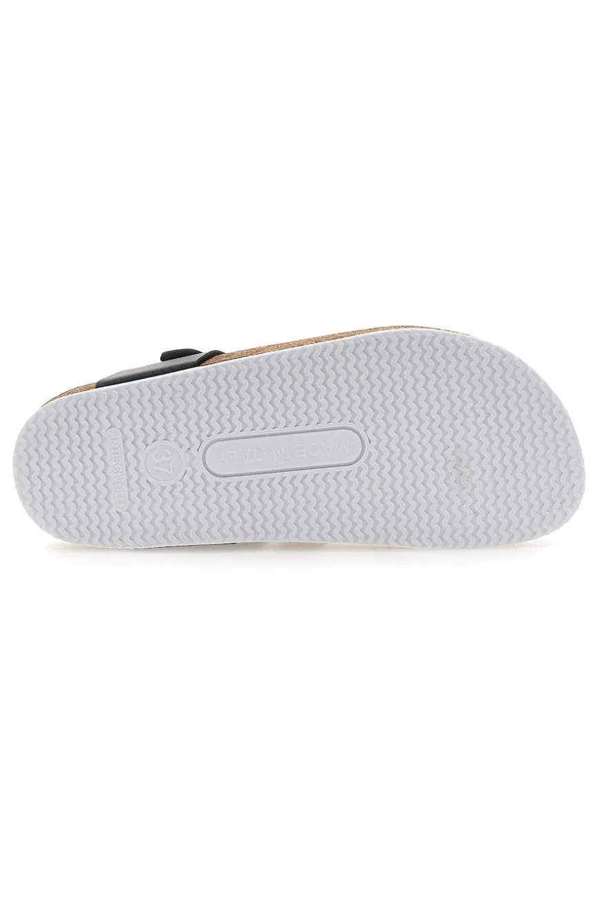 Ciabatte Infradito Nere in Vera Pelle Made in Italy Pittarello Tierra 335A2177SR