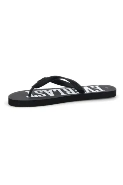 Ciabatte infradito nere logate Everlast EV08