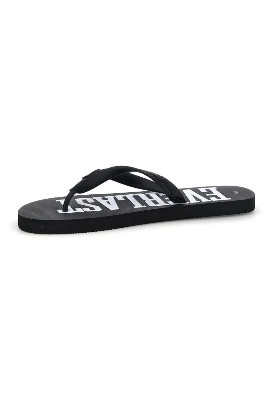 Ciabatte infradito nere logate Everlast EV08