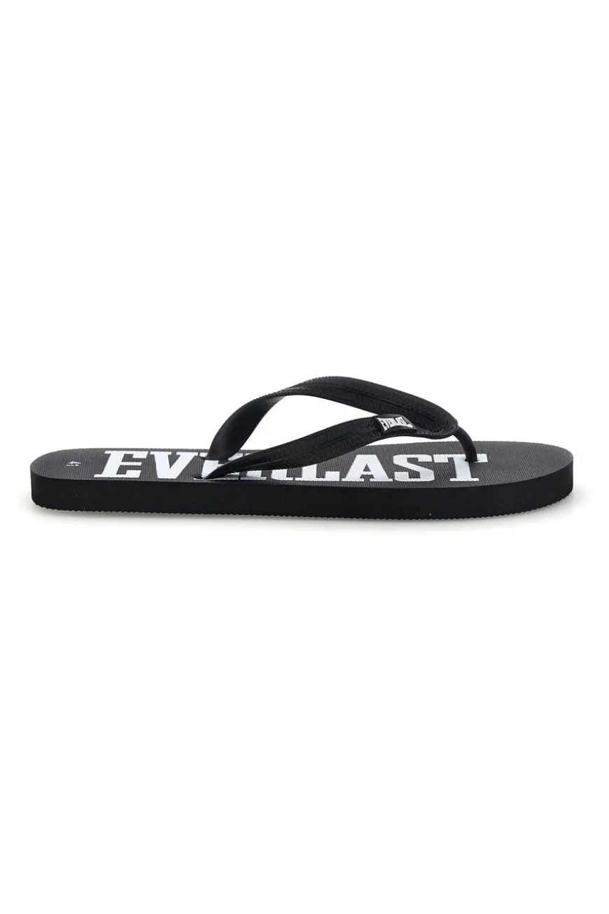 Ciabatte infradito nere logate Everlast EV08