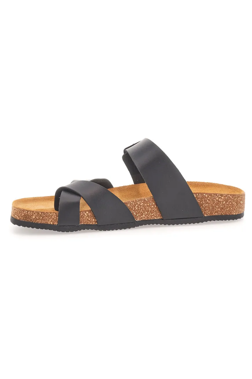 Ciabatte infradito nere Made in Italy Pittarello Sun 335A311SR