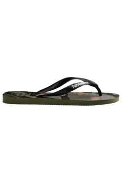Ciabatte Infradito Verde Militare In Gomma Havaianas Top Camu