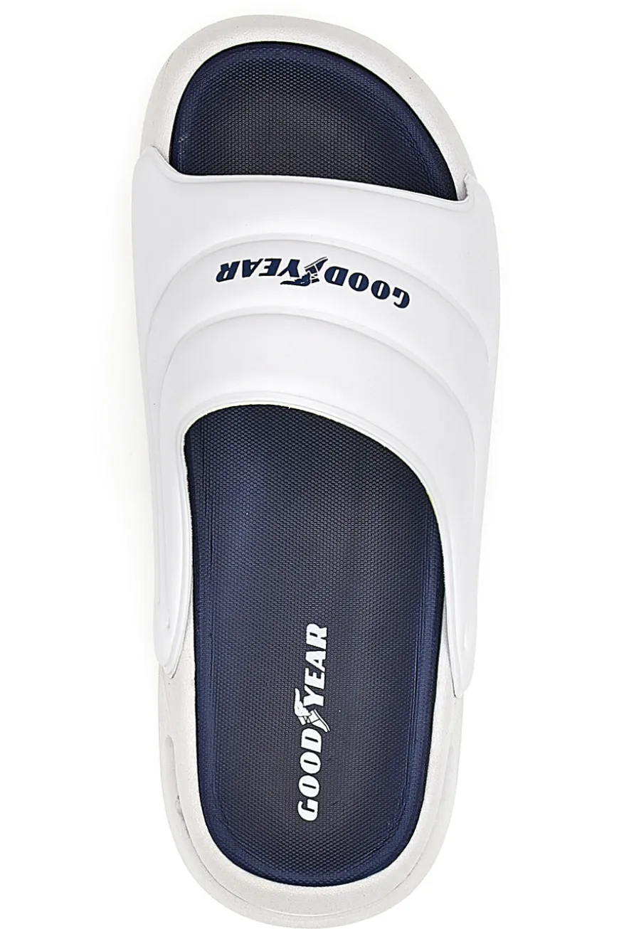 Ciabatte In gomma Goodyear 31001 Bianche