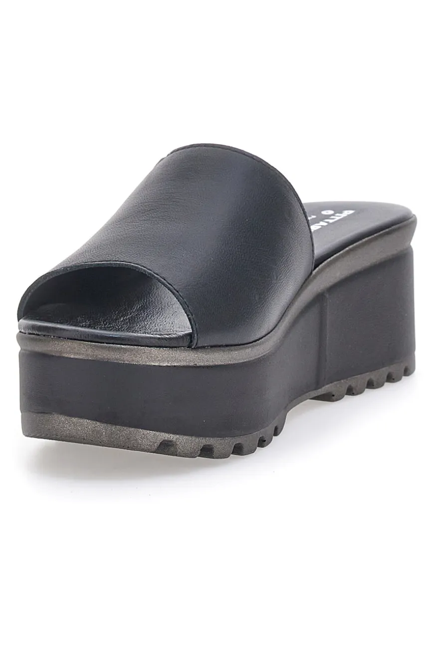 Ciabatte in vere pelle nere PITTARELLO LOVE 3000101