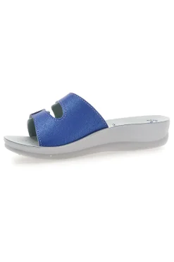 Ciabatte Jeans e Bianche con Sottopiede in Pelle INBLU' 62 VR