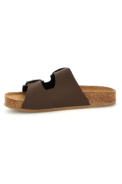 Ciabatte marrone sottopiede in vera pelle Pittarello tierra 335A20630SR