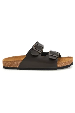 Ciabatte Marroni con Doppia Fibbia Superga S31C371