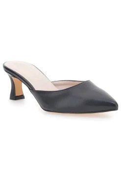 Ciabatte Mules Nere Con Tacco Pittarello Glam 3620