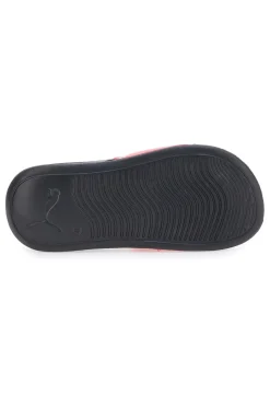 Ciabatte nere con banda rossa Puma Popcat 20 jr