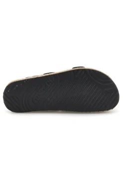 Ciabatte nere con doppia fascia regolabile e suola platform Superga S11T228