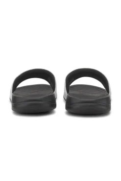 Ciabatte nere con fascia bianca Puma Popcat 20 Jr