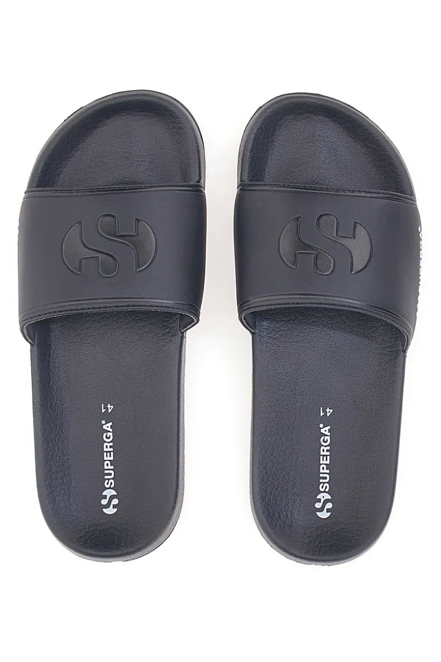 Ciabatte Nere Con Fascia Regolabile Superga 24753