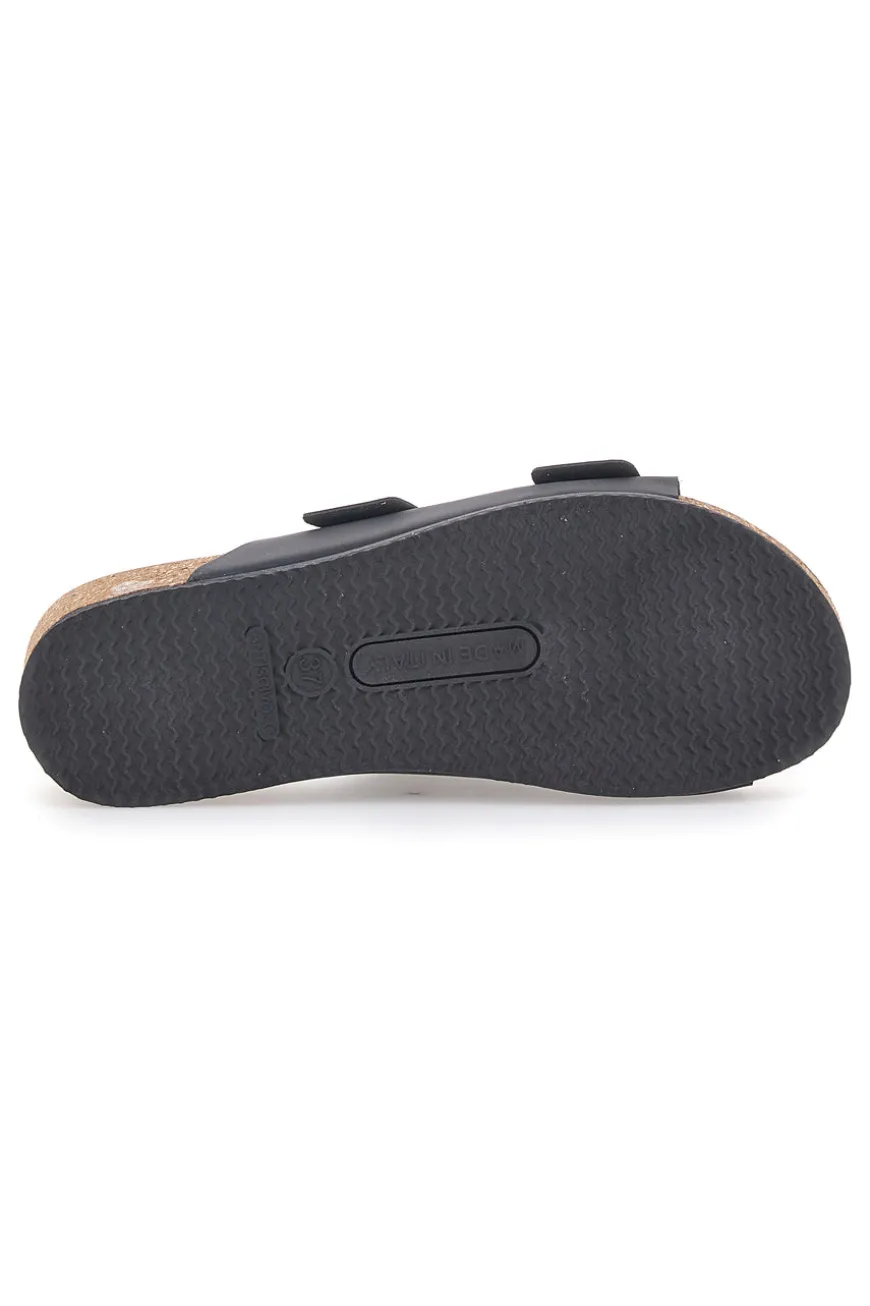Ciabatte Nere con Fibbia Pittarello Bio 293350