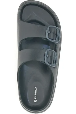 Ciabatte Nere Con Fibbie Superga 42127